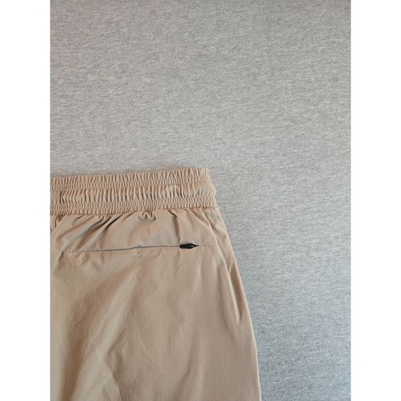 Alo Yoga Double Take Cargo Pants Womens L Beige Jogger Drawstrings Athleisure - Picture 7 of 13